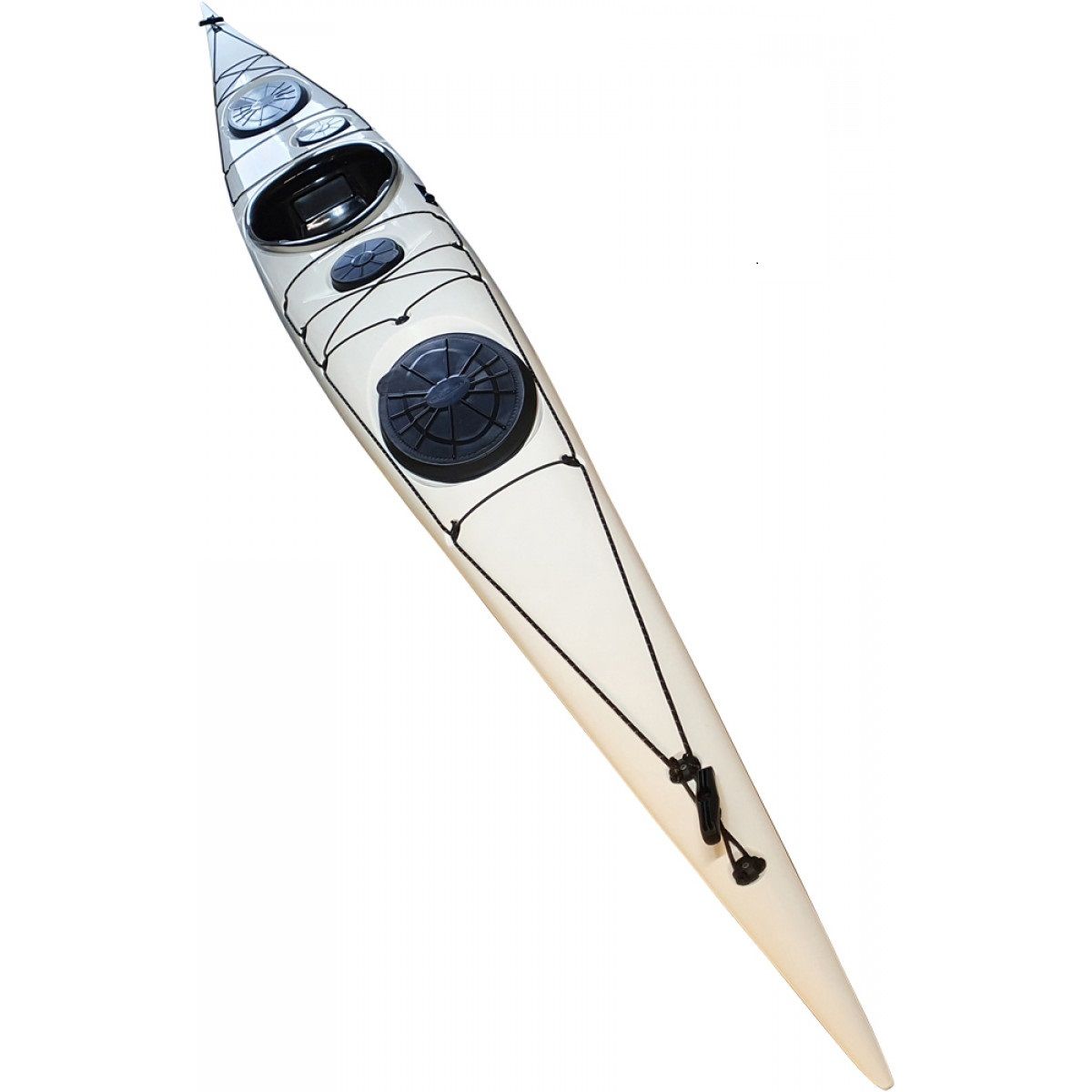 Splint Sea Play 535 elite white. Sea kayak fiberglass-carbon - Image 2