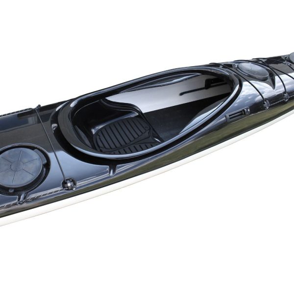 Splint Greenland elite black/white. Sea kayak fiberglass-carbon - Image 5