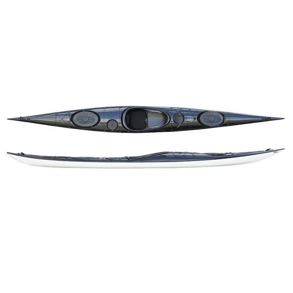 Splint Greenland elite black/white. Sea kayak fiberglass-carbon